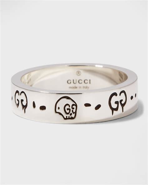 gucci mens ghost ring|gucci ghost ring 6mm.